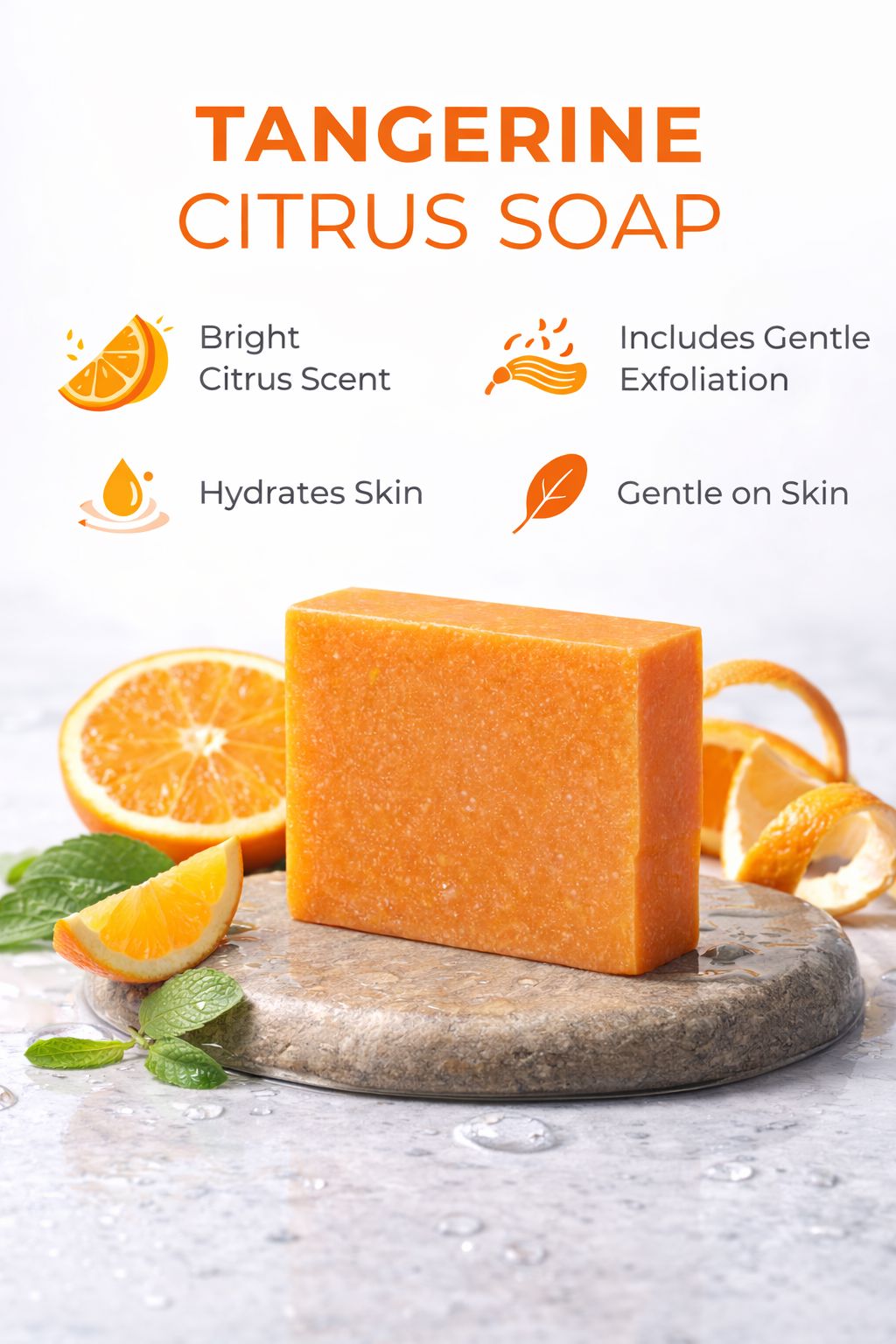 Bar Soaps Whiff Co. Tangerine 